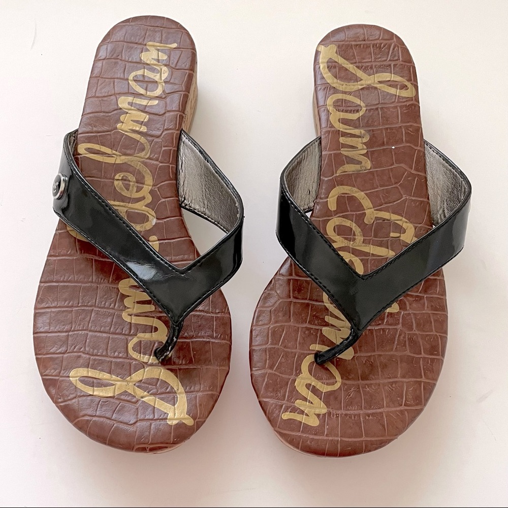 Sam Edelman Romy Leather/Cork Sandals Sz 5.5